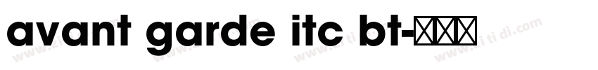 avant garde itc bt字体转换